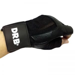 Guante Fitness con Muñequera Cuero DRB Lion