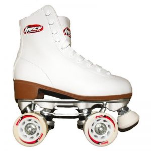Patines Quad Hondar Artistico Base Aluminio Blanco