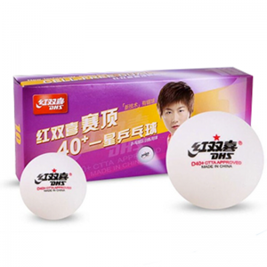 Pelota de Tenis de Mesa DHS D40+ 1 estrella 10 unidades