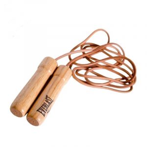 Cuerda de Salto Cuero Madera Everlast
