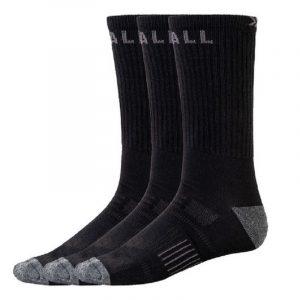 Tripack Calcetines Deportivos Largos iBall Negro 40-44