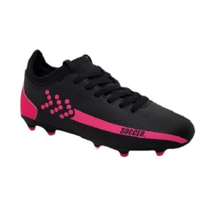 Zapato de Futbol Adulto Soccer SP3 FG Negro-Fucsia