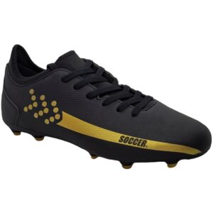 Zapato de Futbol Soccer SP1 FG Negro-Dorado