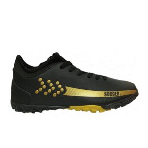 Zapatilla De Baby Futbol Adulto Soccer SB1 TF Negro-Dorado