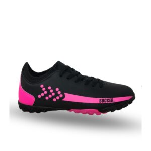Zapatilla De Baby Futbol Adulto Soccer SB3 TF Negro-Fucsia