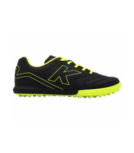Zapatilla Baby Futbol Adulto Kelme Turf Galactico TF Negro-Amarillo