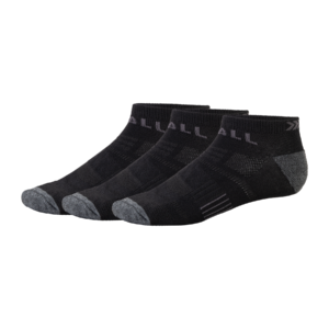 Tripack Calcetines Deportivos Cortos iBall Negro 40-44