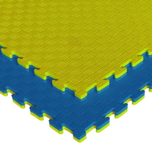 Tatami 100x100x2.5cm  Azul-Amarillo