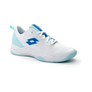Zapatilla Padel Mujer Lotto Mirage 600 ALR Blanco-Turquesa