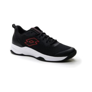 Zapatilla Padel Hombre Lotto Mirage 600 ALR Negro-Rojo